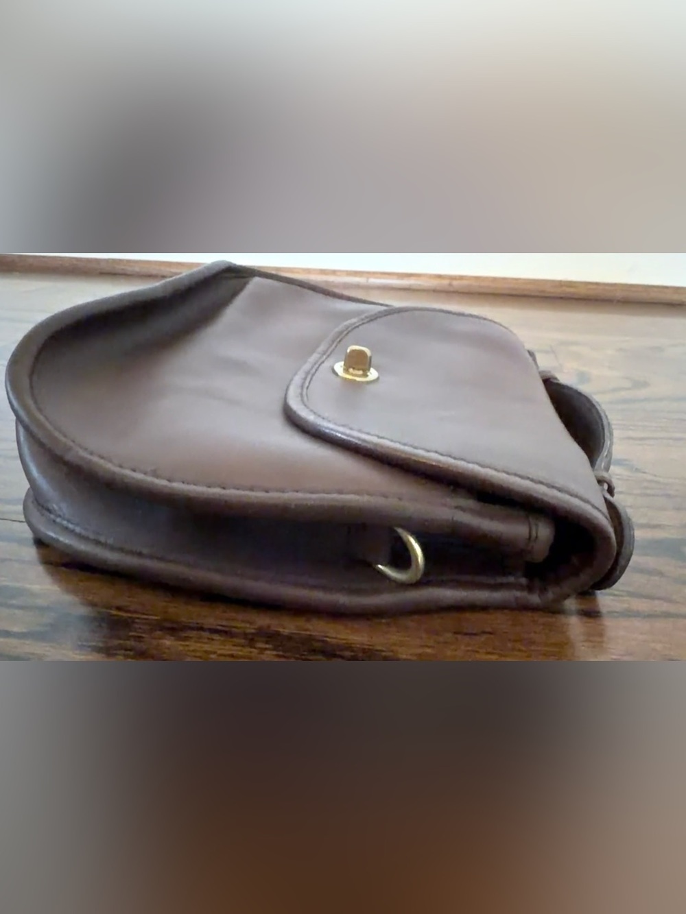 Vintage Coach 9865 Plaza Bag Large - Mahogany - Picture 4 of 10